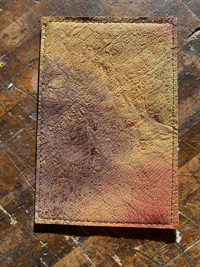 Luxury Handmade ultra thin soft mixed color leather fortunewallet